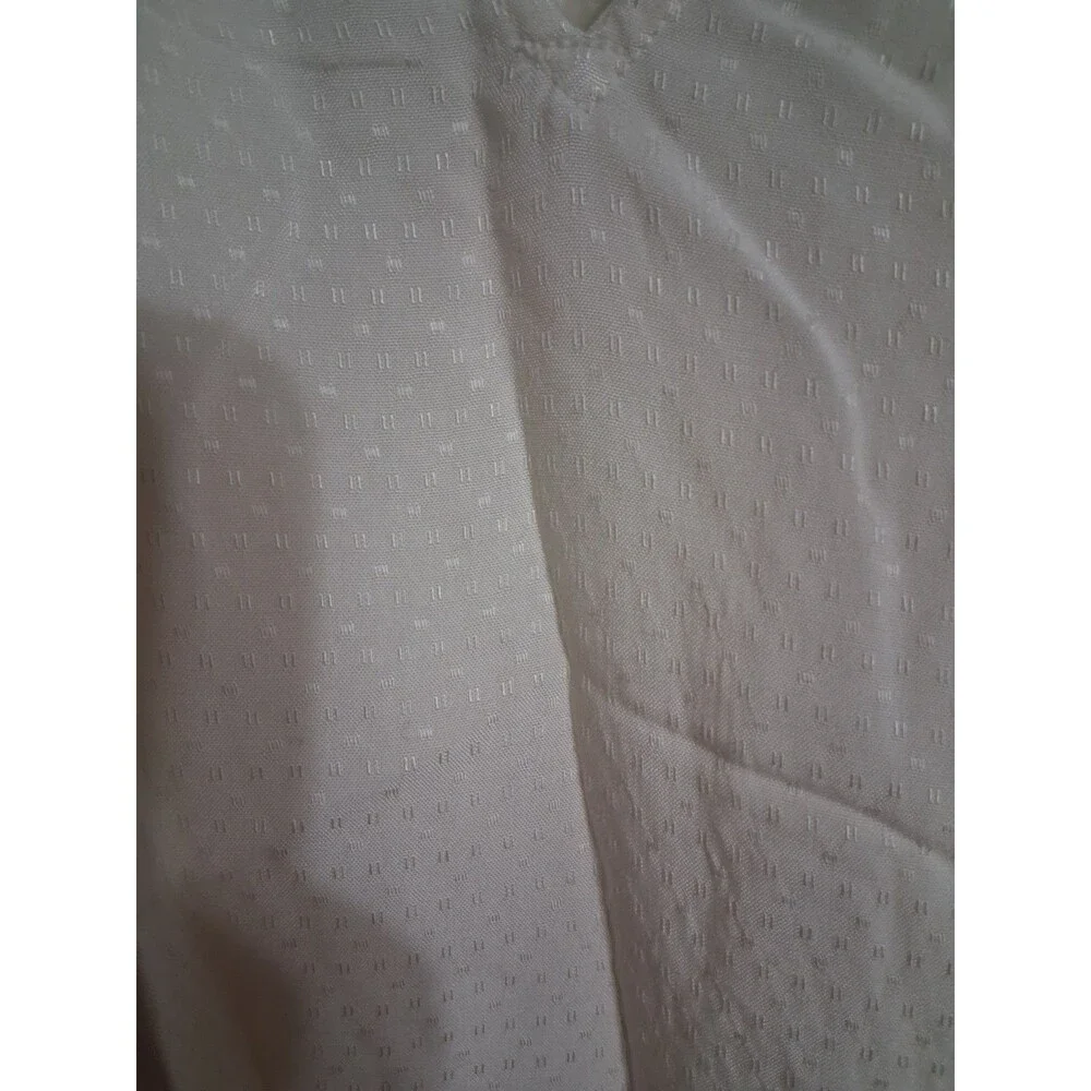 NWT Women's Old Navy Long Sleeve Ruffled Split Neck Top Blouse Size 3X Cream N6 - Picture 8 of 12